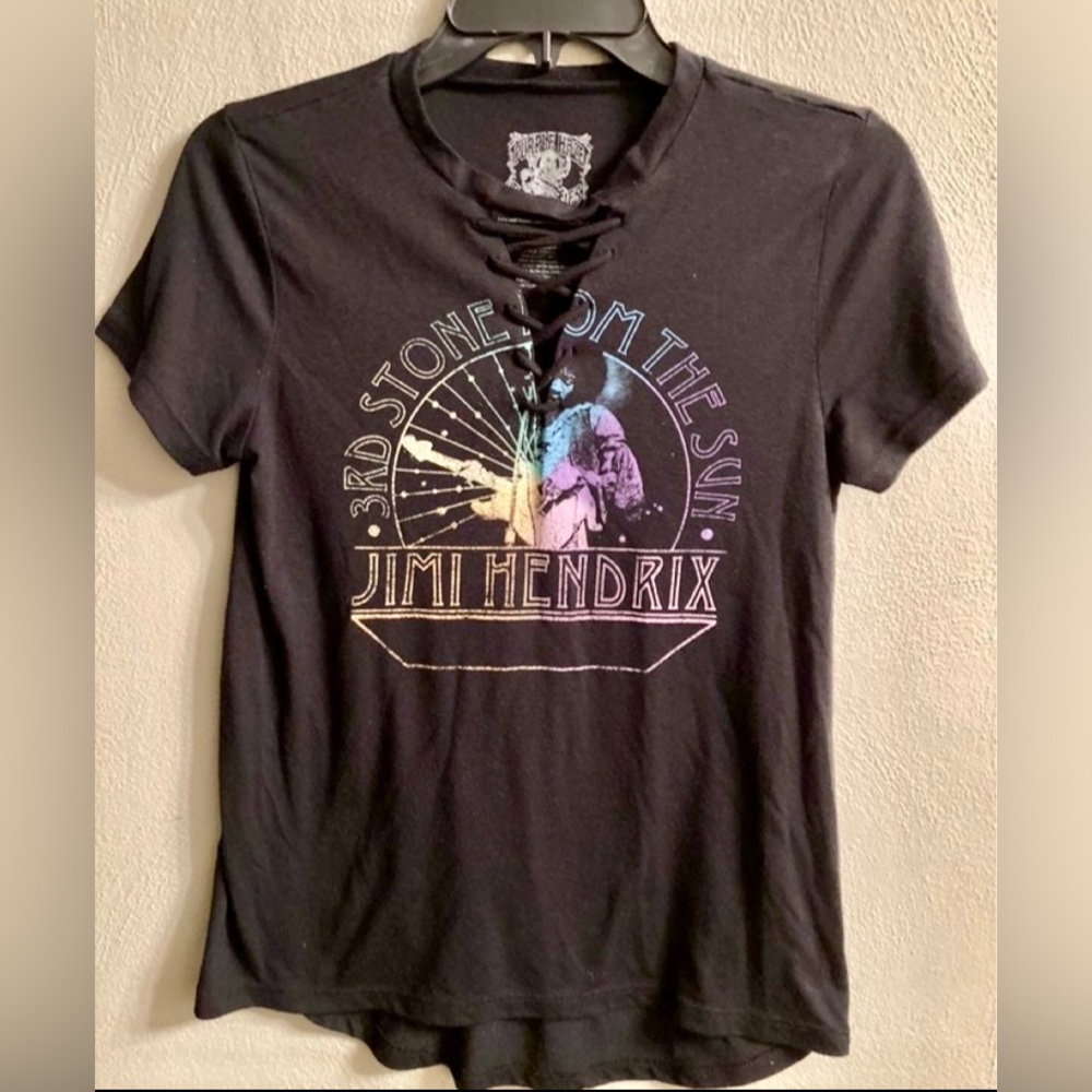 Women’s Jimi Hendrix “3rd Stone from the Sun” Purple Haze Shirt Size XSmall